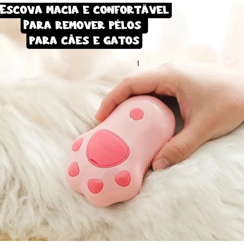 Super escova Vapor Pet Elétrica