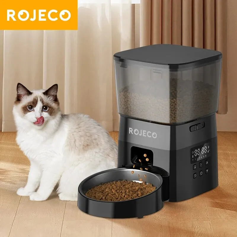 Alimentador automático para gatos