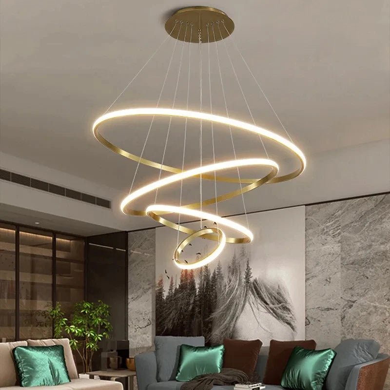 Super lustre de teto moderno de luxo